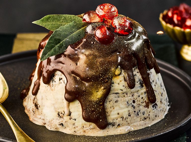 Making a Festive Christmas Pudding Ice-Cream Bombe: A Cool Twist for Leftovers